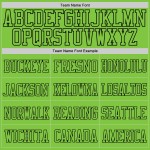 Custom Neon Green Neon Green-Black Mesh Authentic Football Jersey Custom Neon Green Neon Green-Black Mesh Authentic Football Jersey