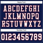 Custom Navy White-Red Mesh Authentic Football Jersey