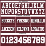 Custom Burgundy White-Gray Mesh Authentic Football Jersey Custom Burgundy White-Gray Mesh Authentic Football Jersey