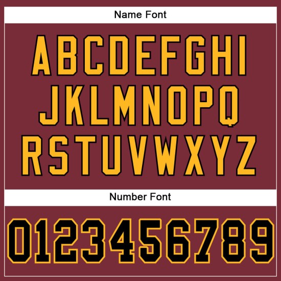 Custom Burgundy Black-Gold Mesh Authentic Football Jersey Custom Burgundy Black-Gold Mesh Authentic Football Jersey
